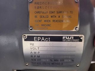 【中古】富士電機製三相誘導モーターの詳細画像|2枚目